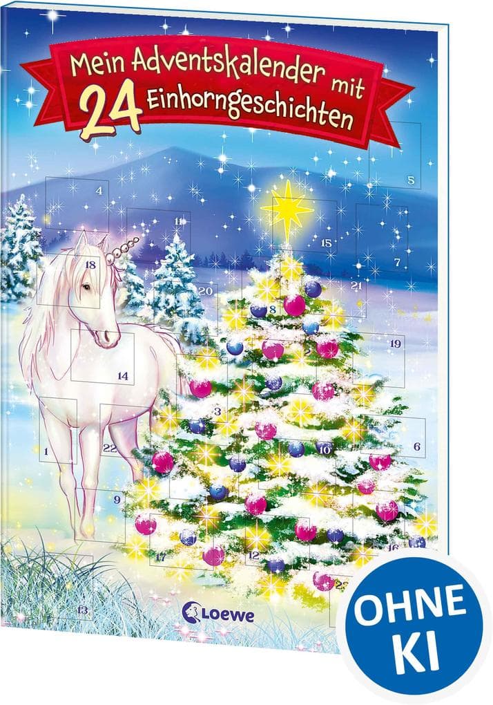 Mein Adventskalender mit 24 Einhorngeschichten