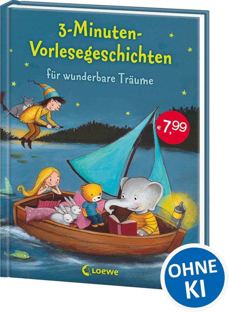 3-Minuten-Vorlesegeschichten für wunderbare Träume: Die Einschlafhilfe zum Vorlesen, Mitlesen und Einschlafen für Kinder ab 3 Jahre mit wunderschönen Illustrationen