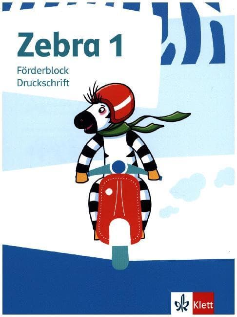 Zebra 1. Förderblock in Druckschrift Klasse 1