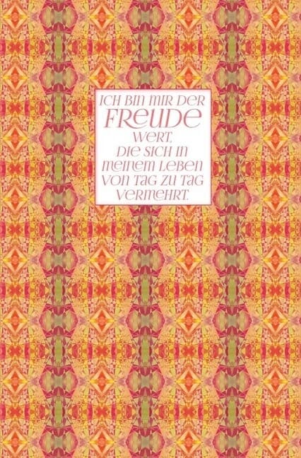 Schreibwandel Notizbuch "Freude"
