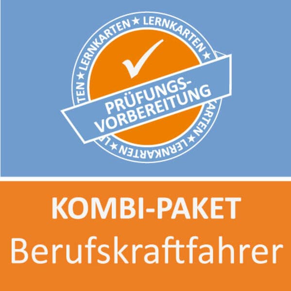 AzubiShop24.de Kombi-Paket Lernkarten Berufskraftfahrer/-in