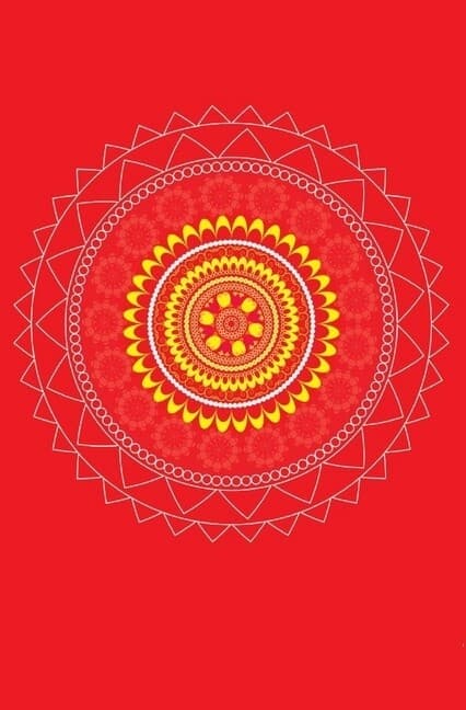 Schreibwandel Notizbuch "gelb-rotes Mandala"