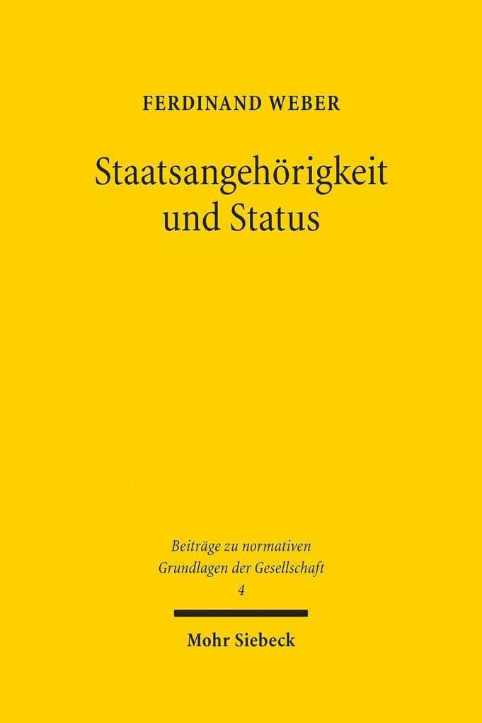 Staatsangehörigkeit und Status