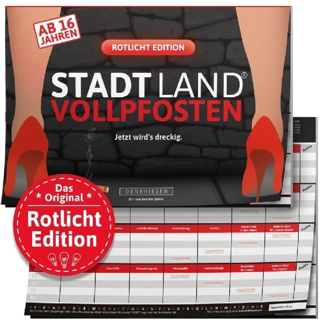 STADT LAND VOLLPFOSTEN® - ROTLICHT EDITION - AB 16 JAHREN