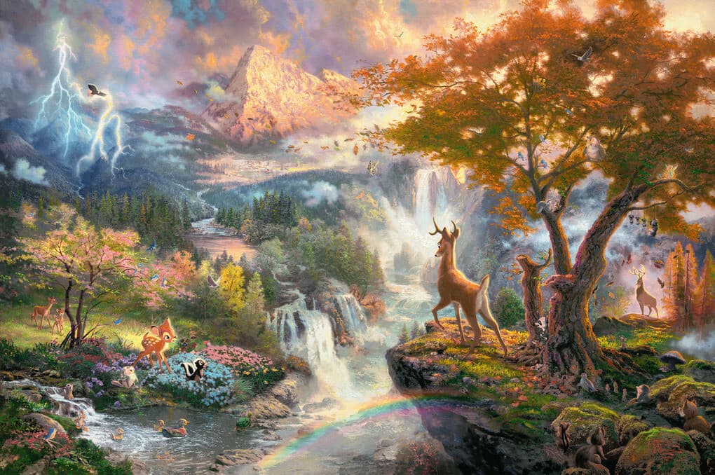 Schmidt Spiele - Disney, Bambi, 1000 Teile