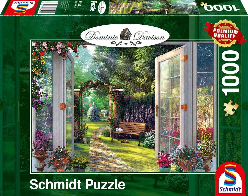 Schmidt Spiele - Blick in den verwunschenen Garten, 1000 Teile