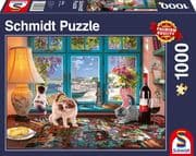 Schmidt Spiele - Am Puzzletisch, 1000 Teile