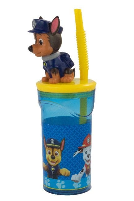 Paw Patrol 3D Trinkbecher mit Strohhalm