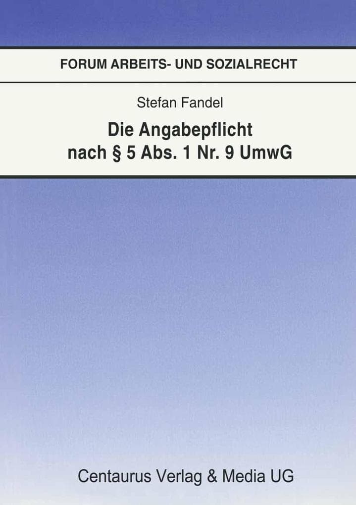 Die Angabepflicht nach § 5 Abs. 1 Nr. 9 UmwG