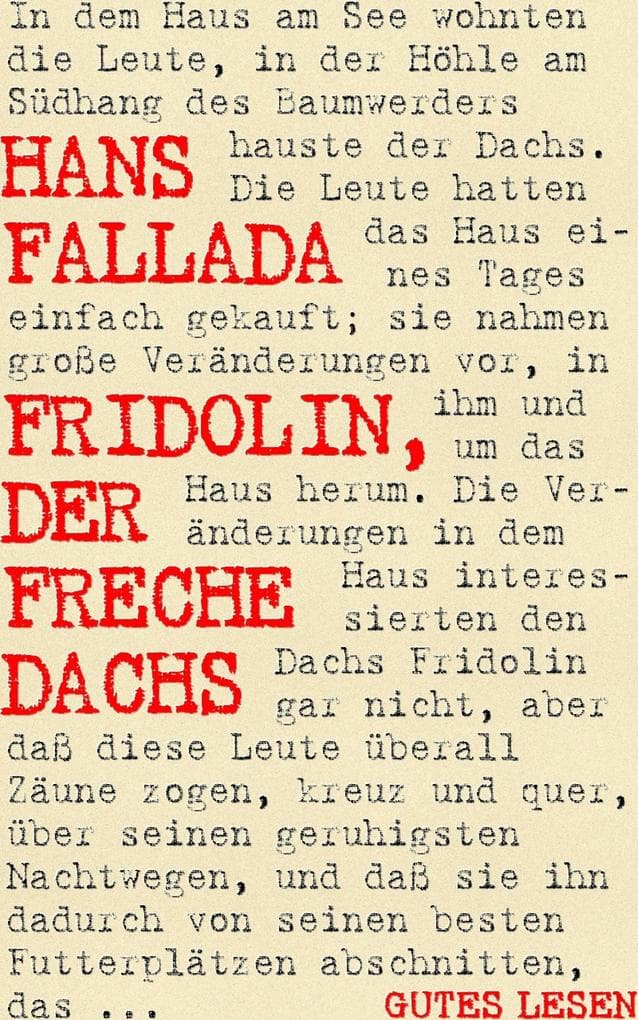Fridolin, der freche Dachs
