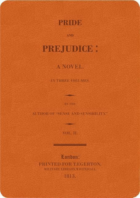 Pride and Prejudice: Orange Lined Journal