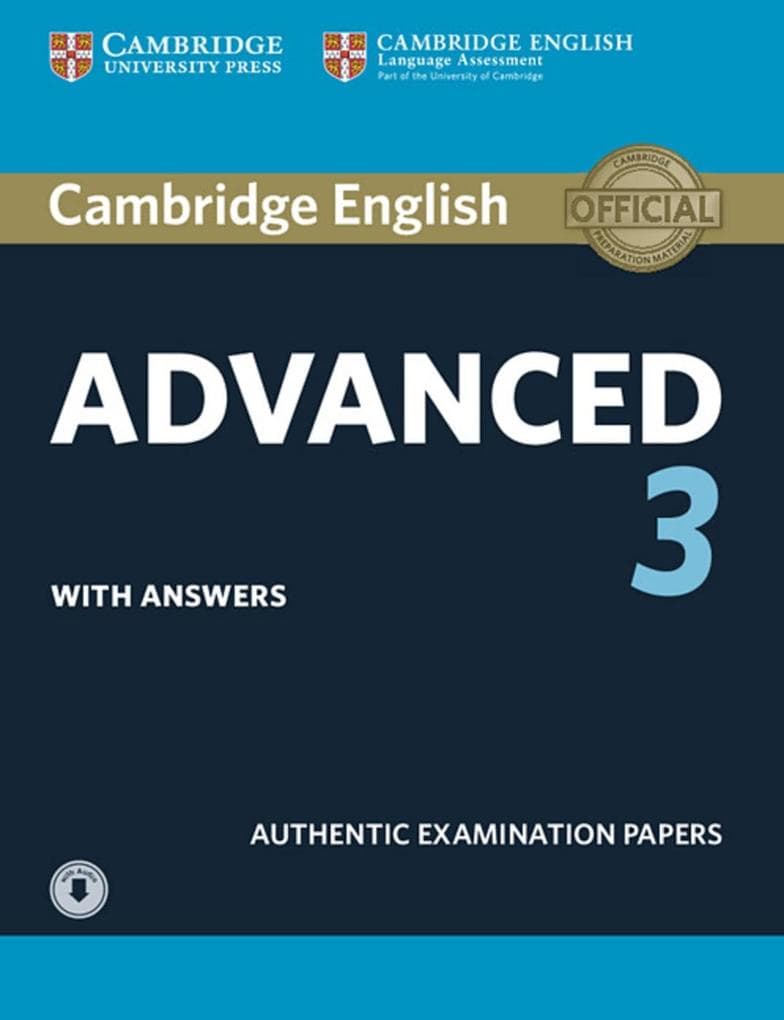 Cambridge English Advanced 3. Student's Book with answers and downloadable audio