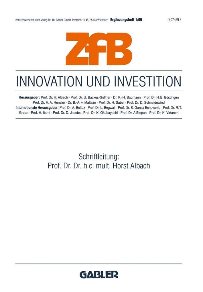 Innovation und Investition