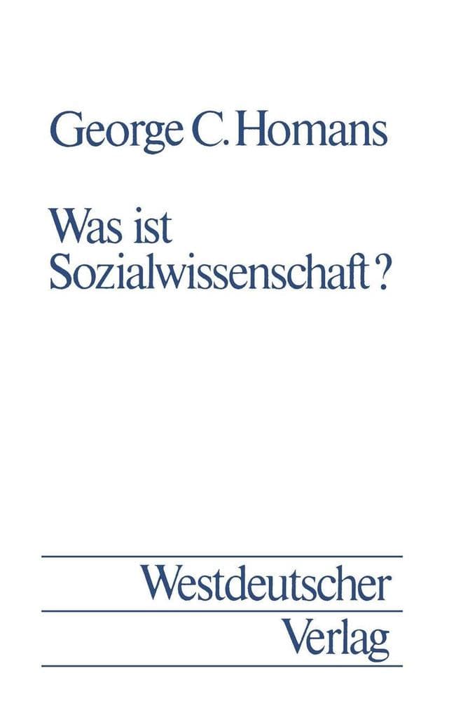 Was ist Sozialwissenschaft?