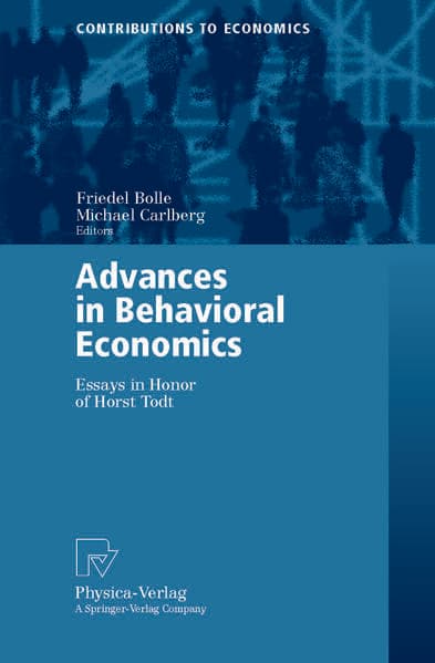 Advances in Behavioral Economics