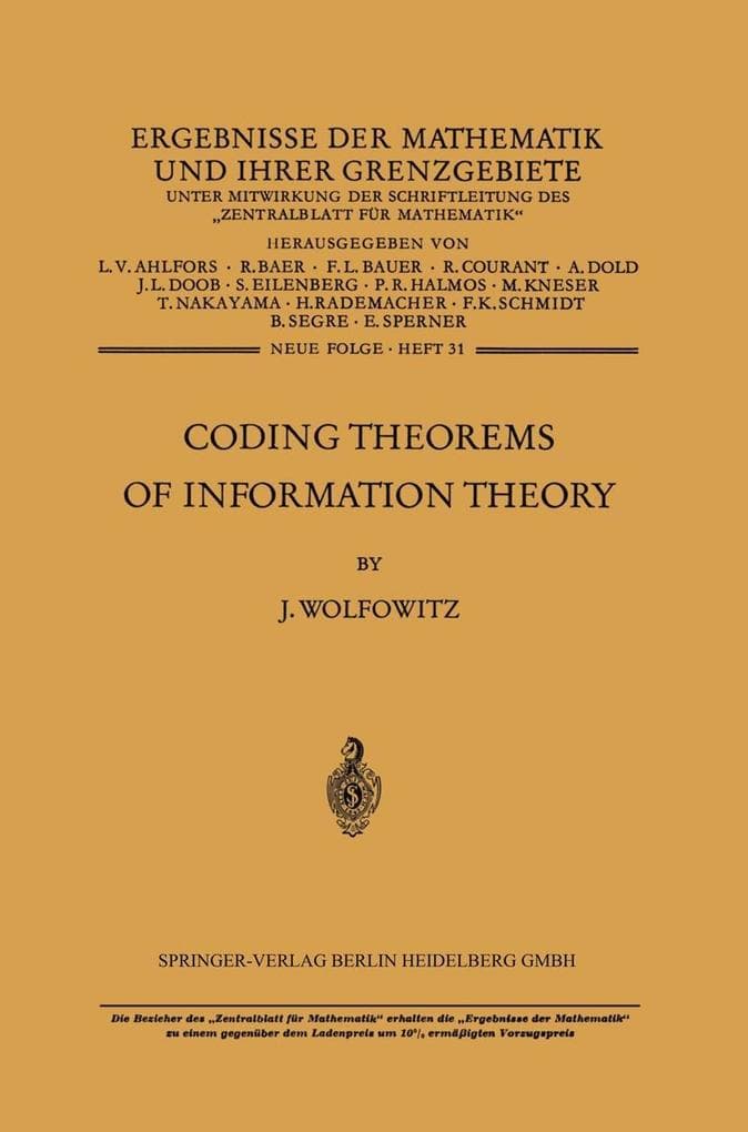 Coding Theorems of Information Theory