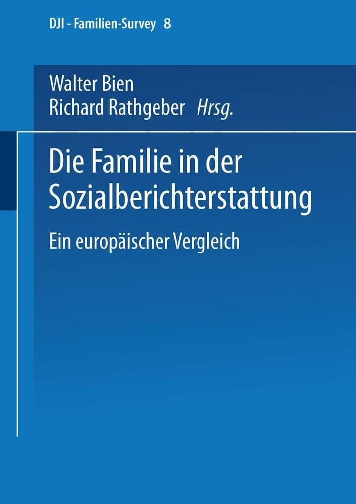 Die Familie in der Sozialberichterstattung