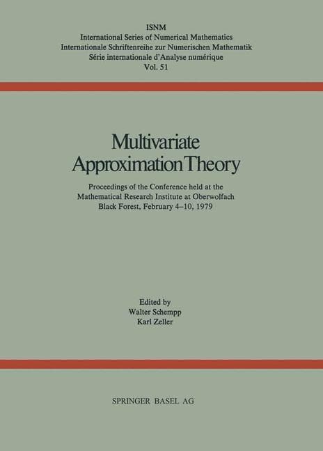 Multivariate Approximation Theory