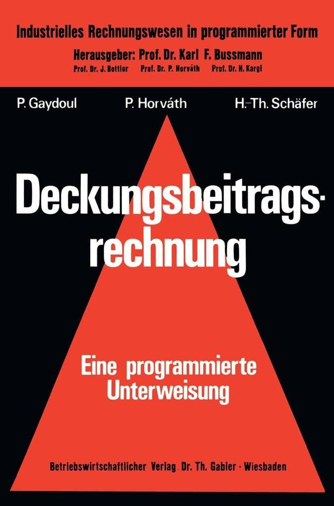 Deckungsbeitragsrechnung