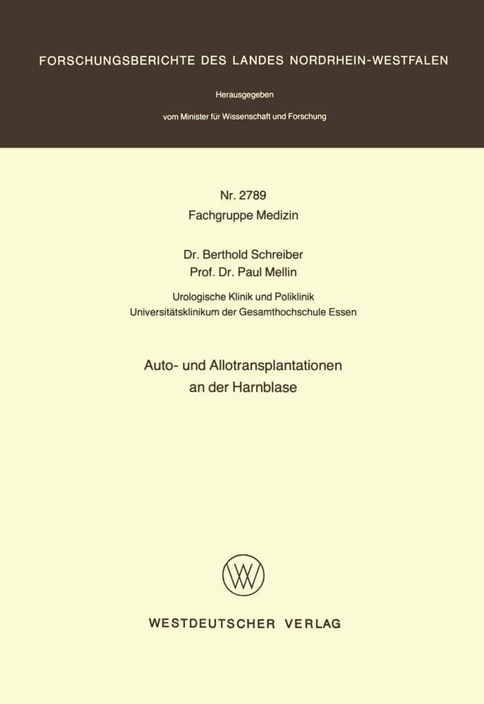 Auto- und Allotransplantationen an der Harnblase