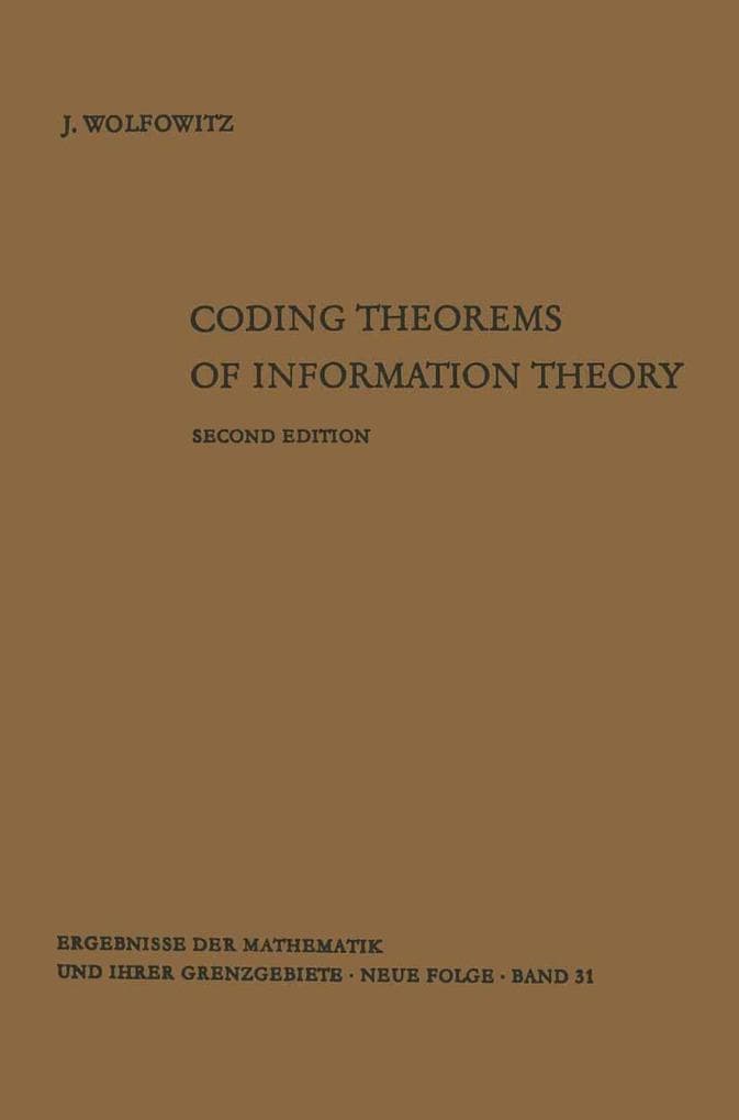 Coding Theorems of Information Theory