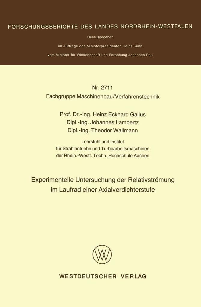 Experimentelle Untersuchung der Relativströmung im Laufrad einer Axialverdichterstufe