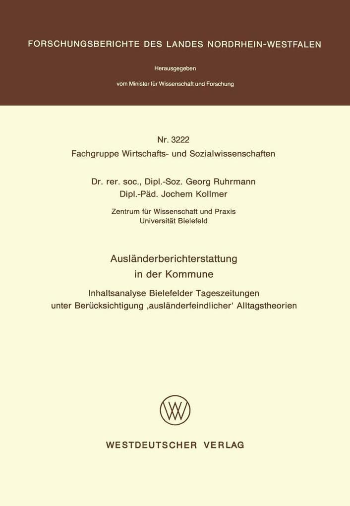 Ausländerberichterstattung in der Kommune