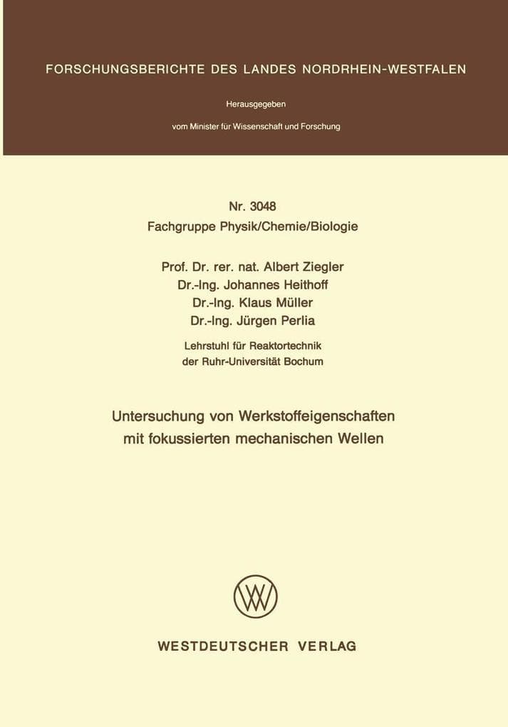Untersuchung von Werkstoffeigenschaften mit fokussierten mechanischen Wellen