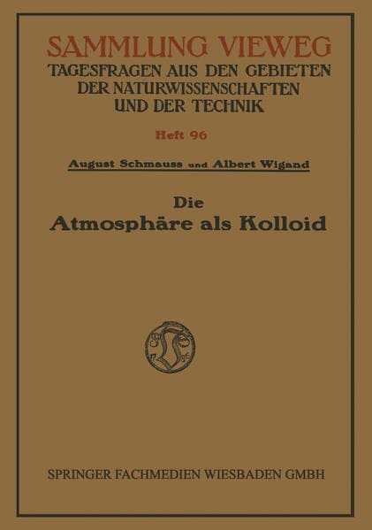 Die Atmosphäre als Kolloid