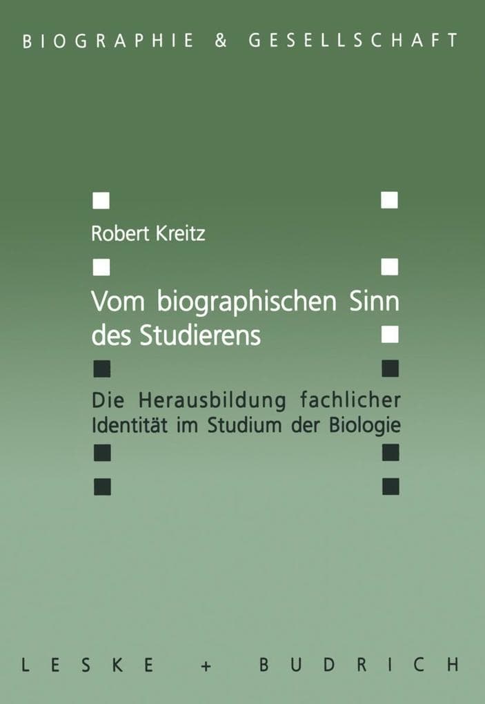 Vom biographischen Sinn des Studierens