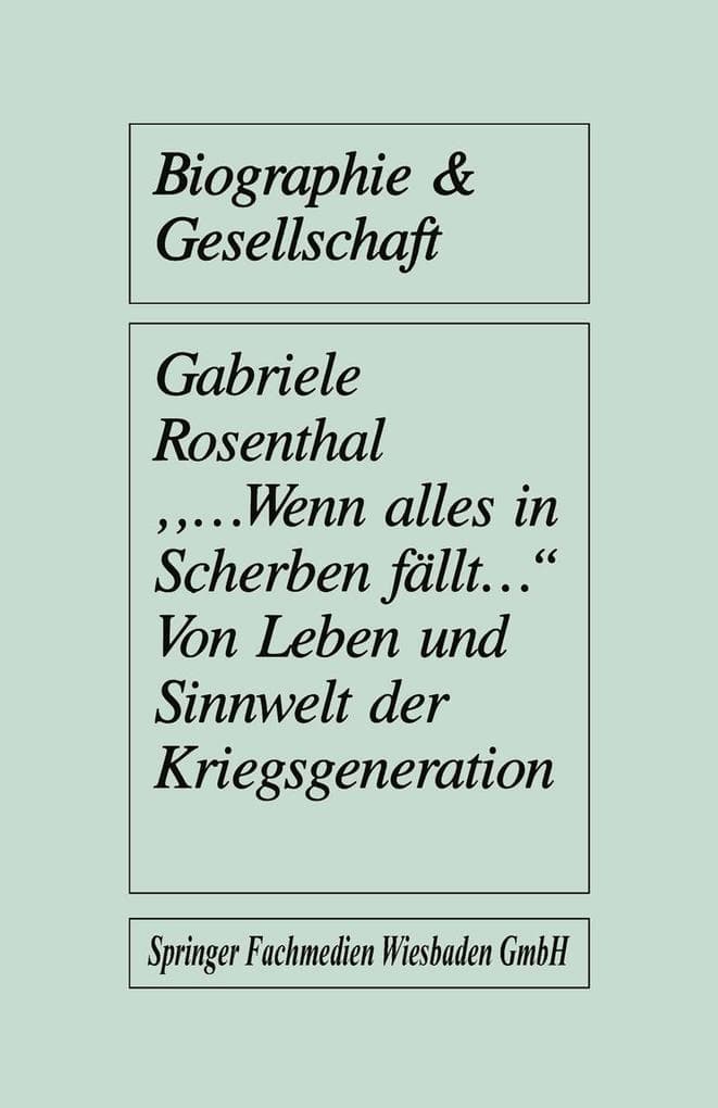 "...wenn alles in Scherben fällt..."