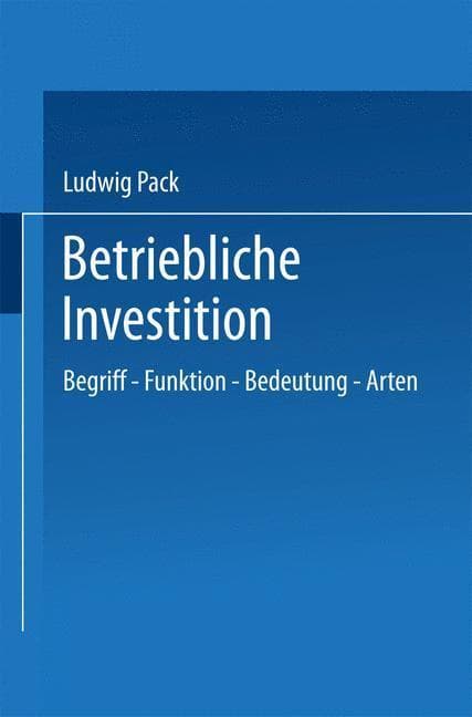 Betriebliche Investition