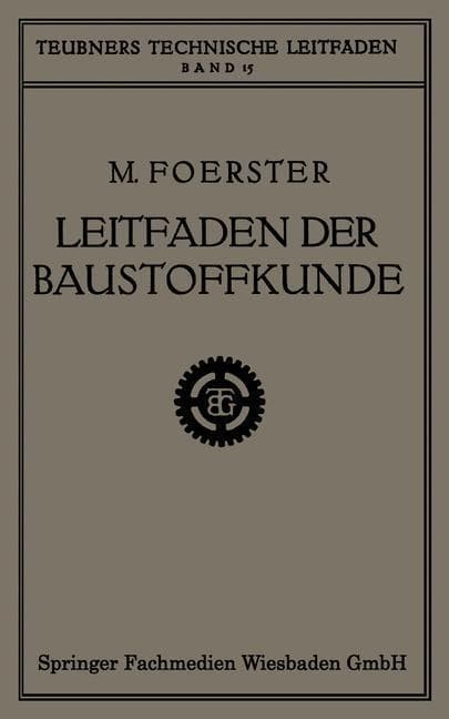 Leitfaden der Baustoffkunde