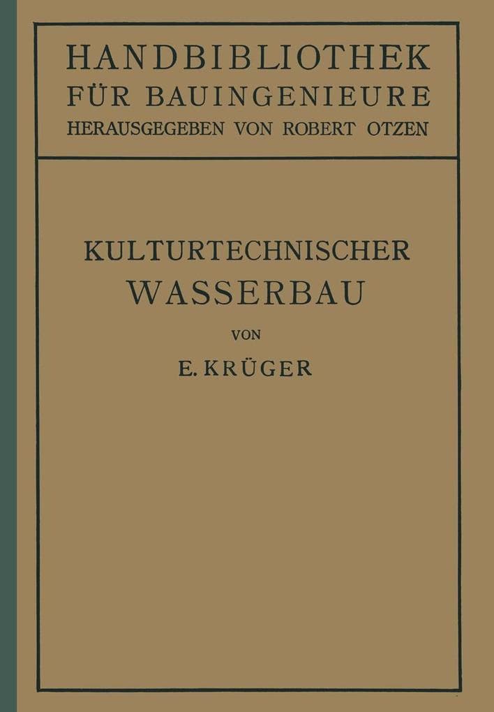 Kulturtechnischer Wasserbau