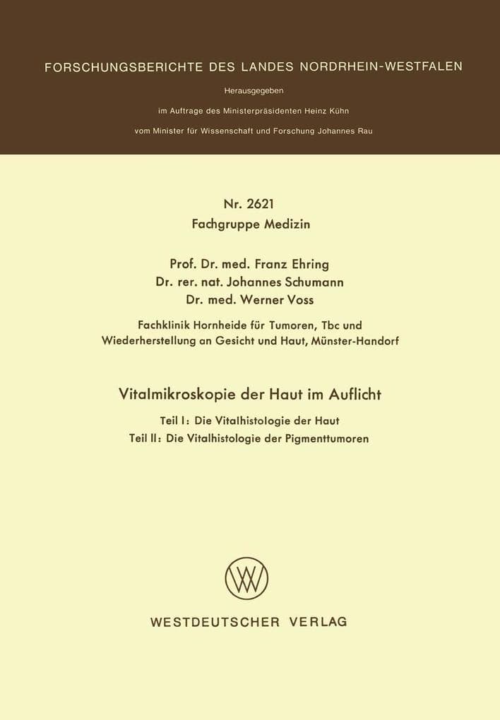 Vitalmikroskopie der Haut im Auflicht