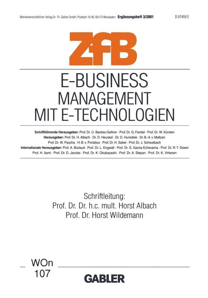 E-Business Management mit E-Technologien