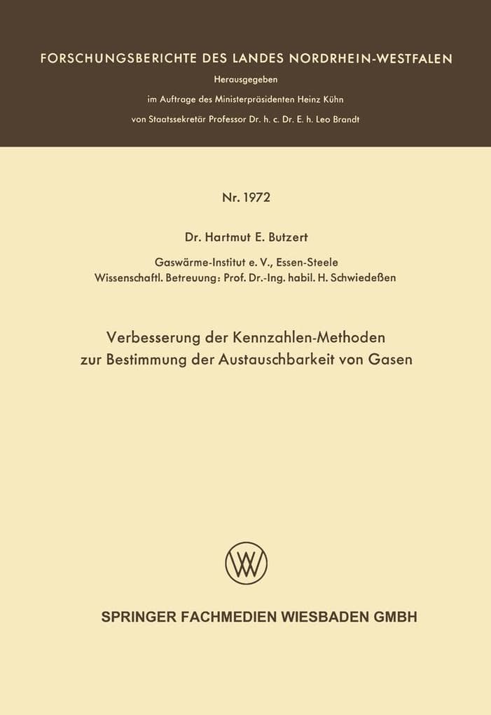 Verbesserung der Kennzahlen-Methoden zur Bestimmung der Austauschbarkeit von Gasen