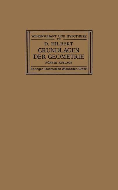 Grundlagen der Geometrie