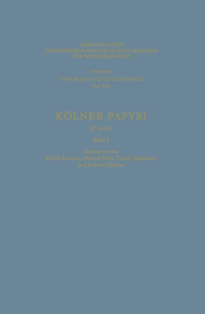 Kölner Papyri