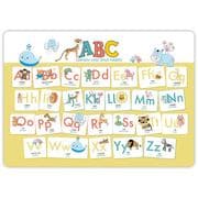 Hochwertiges ABC-Mini-Lernposter der Tiere (32,4 x 45,8 cm): Stabiler Karton, folienbeschichtet, abw