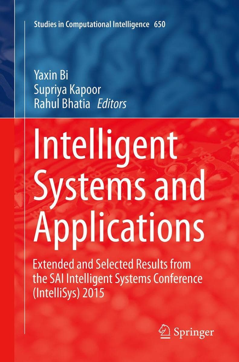 Intelligent Systems and Applications