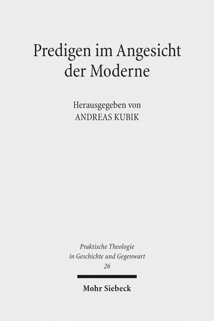 Predigen im Angesicht der Moderne