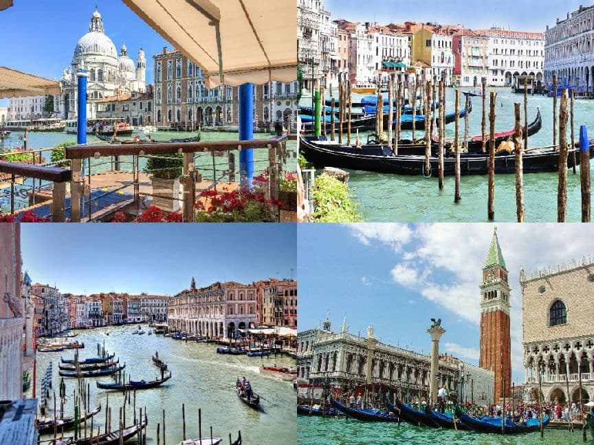 Collage Venedig - 500 Teile (Puzzle)