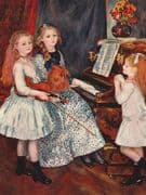 Pierre-Auguste Renoir - Porträt der Töchter von Catulle-Mendès am Klavier - 500 Teile (Puzzle)