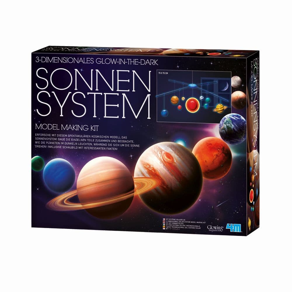 Model Making Kit - 3D Leuchtendes Sonnensystem - Glowing