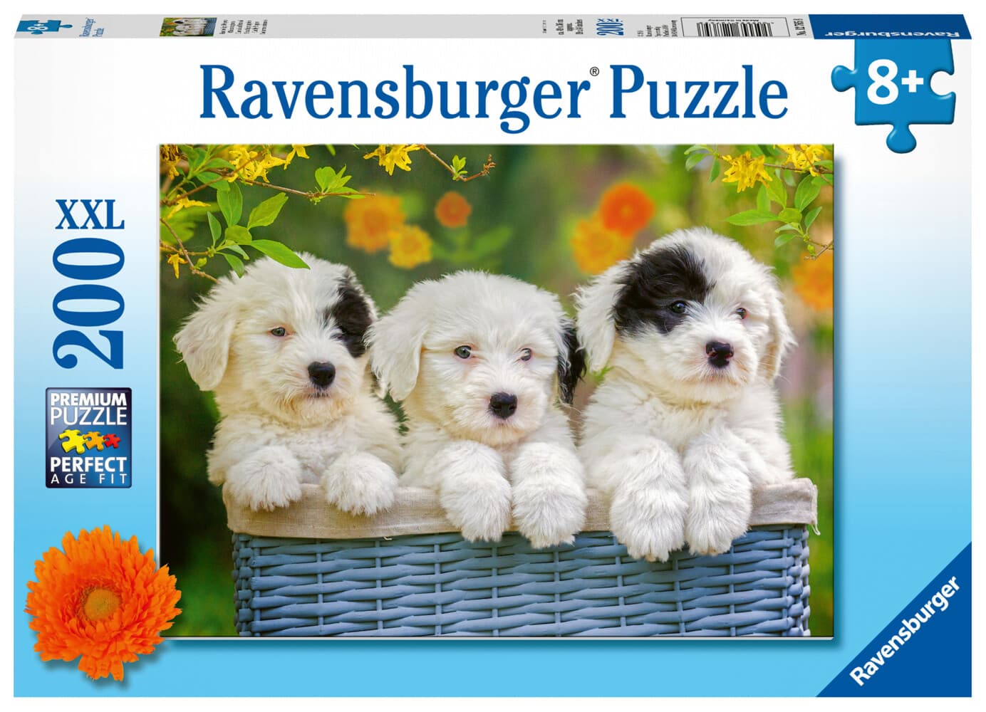 Kuschelige Welpen - Puzzle mit 200 Teilen