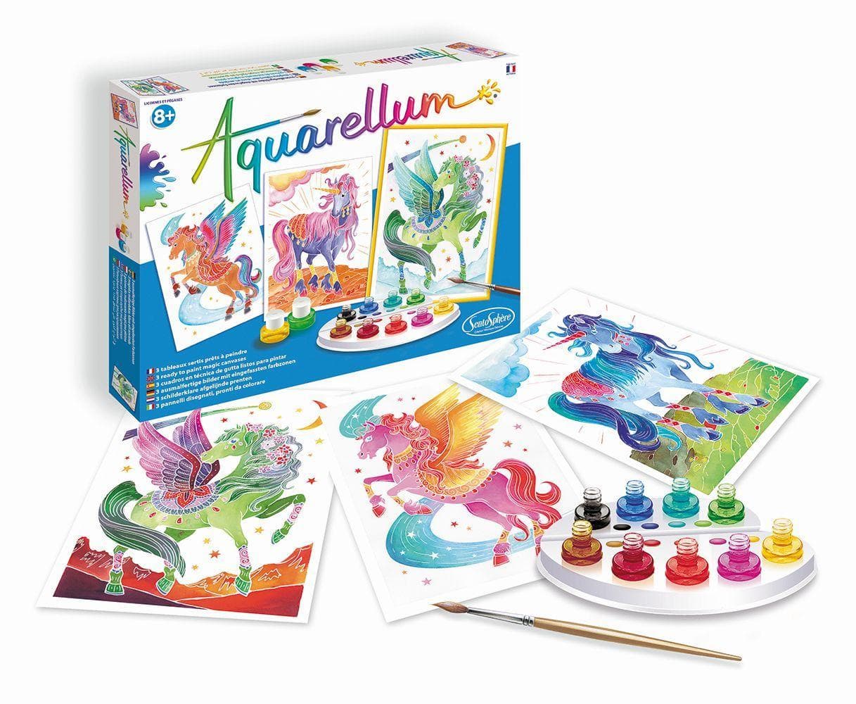 SentoSphere - Aquarellum GM Einhorn und Pegasus