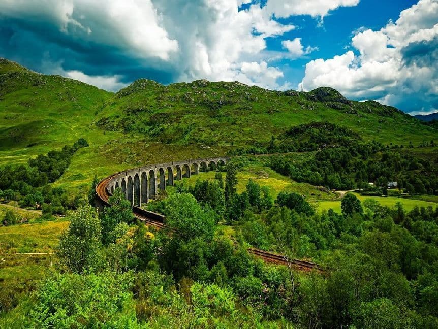 Viadukt in Schottland - 1.000 Teile (Puzzle)