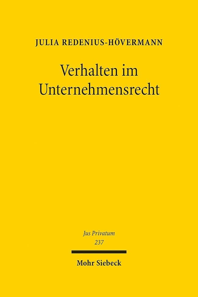 Verhalten im Unternehmensrecht