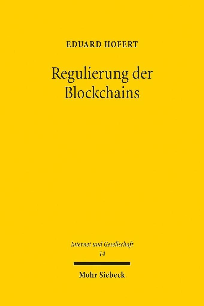 Regulierung der Blockchains